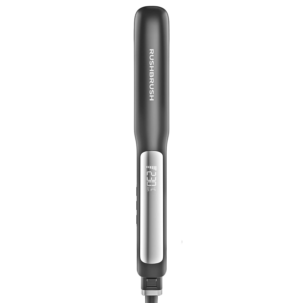 مكواة فرد الشعر RUSH BRUSH X2 Keratin PRO - أسود
