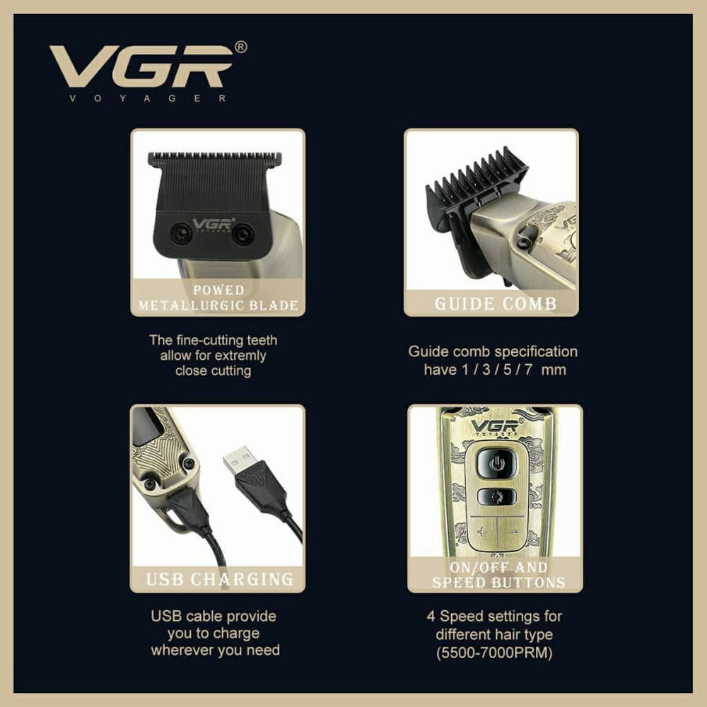 VGR Professional Hair Trimmer V-901