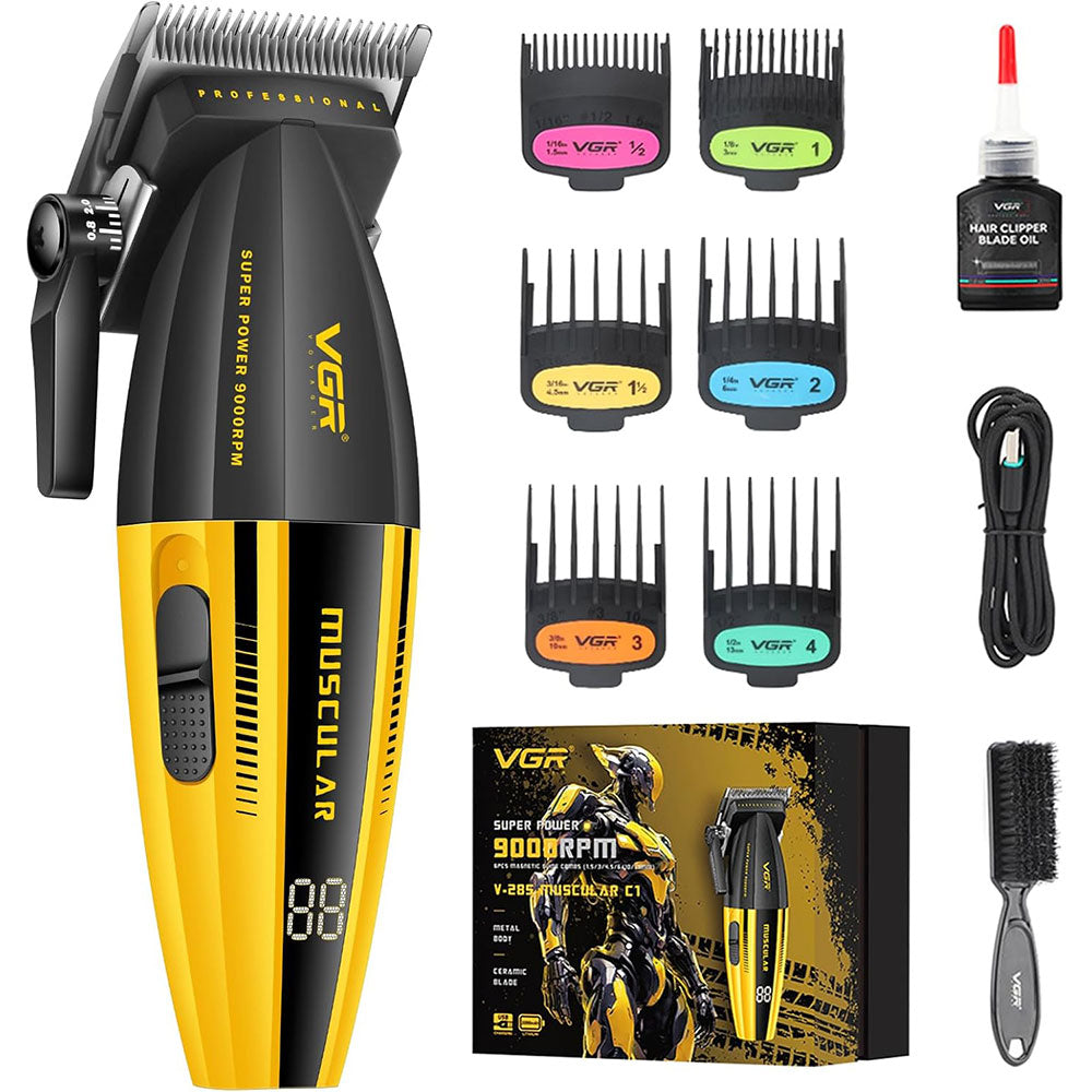 VGR Professional Hair Clipper V-285 Muscular C1