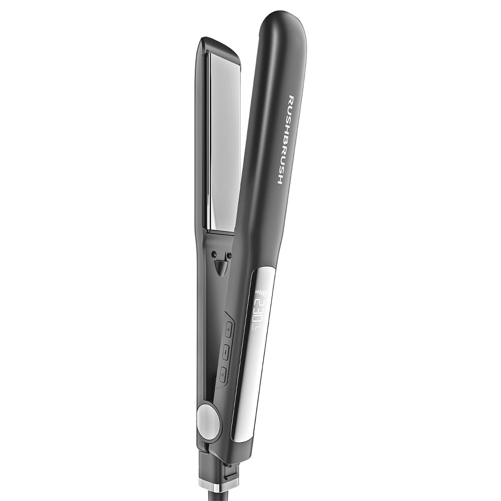 Rush Brush Hair Straightener X2 Keratin PRO 65W - Black